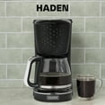 thumbnail image 6 of Haden Starbeck Coffee Machine, 10 Cup Auto Coffee Maker, Black & Chrome, 6 of 9