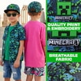 thumbnail image 4 of Set de Gorra de Béisbol y Gafas de Sol Minecraft para Niños con Protección UV, 4 of 6