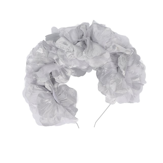 Corona de boda, diadema de flores para mujer, corona floral alta, corona de flores optimizada para la excelencia