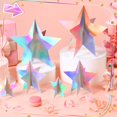 thumbnail image 3 of Centros de mesa con forma de estrella, 45 unidades, decoración de estrellas en 3D, arcoíris, 3 of 8