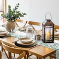thumbnail image 6 of Sage Green Black Ombre Round 15 Inch Placemats Set of 6, Modern Abstract Striped Gradient HeatResistant Non Slip Place Mats for Dining Table, Wipeable Braided Kitchen Table Mats for Housewarming, 6 of 9