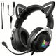 thumbnail image 1 of Audífonos Diadema Microfono Auriculares Gamer Petukita Box X11 Negro Petukita Box Luz Led, 1 of 7