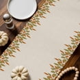 thumbnail image 2 of Yellow Orange Pumpkin Table Runner, Autumn Thanksgiving Kitchen Dining Table Decoration for Home Party Decor 13x36 Inches, 2 of 9