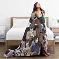 thumbnail image 6 of Osamu Dazai Blanket Soft and Warm Lightweight Fluffy Throws Blankets Rug Carpet Gift for Beach Yoga Bedroom Living Room Decoration Sofa Camping Trip Dorm Decor All Season, 6 of 6