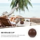 thumbnail image 2 of KAKOWELY Vaso de plástico con forma de coco para bebidas, ideal para fiestas luau o fiestas hawaianas en la playa., 2 of 5