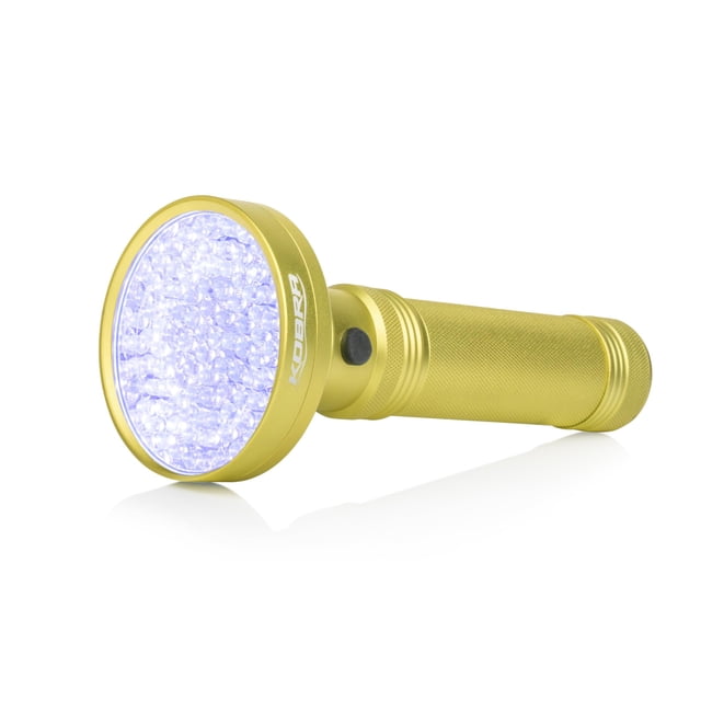Linterna de luz negra UV KOBRA 395 nm 100 LED 18 W (amarilla)