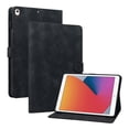 thumbnail image 2 of FJLBDE Case for iPad Air 3rd Gen 2019 / iPad Pro 2017 10.5 inch, Embossed Flower PU Leather Flip Wallet Folio Stand Cover, Black, 2 of 7