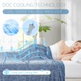 Degrees of Comfort Cooling Blanket King Absorbs Heat to Keep Body Cool