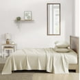 thumbnail image 5 of Brielle Home 400 Thread Count 100% Cotton Sateen Sheet Set, 5 of 6