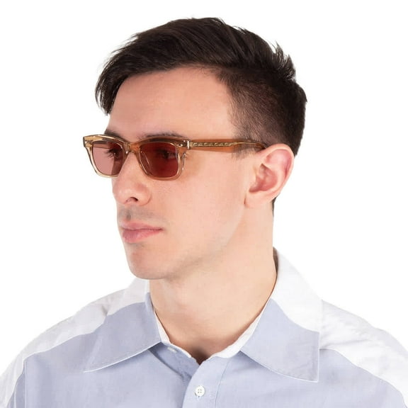 Garrett Leight GROVE SUN Bordeaux Rectangular Sunglasses 2143 BRE/BOR 48