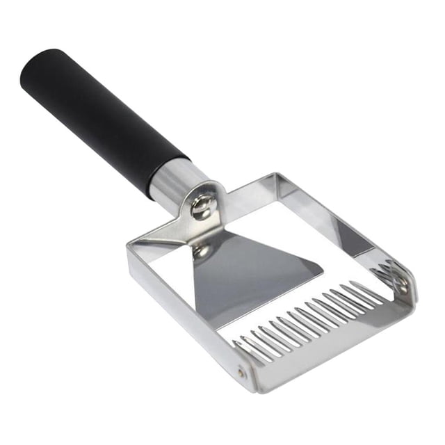 de material acero inoxidable 304 resistente a la corrosión suministros de púas de herramientas de jardinería shamjiam Raspador de horquilla para quitar miel