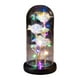 thumbnail image 3 of Adornos para San Valentín, regalos para San Valentín, adornos de cristal con tres láminas, regalo de cumpleaños, ramo de rosas, rosa decorativa., 3 of 9