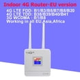 thumbnail image 1 of Enrutador WiFi 4G impermeable para exteriores KuWFi, enrutadores CAT4 LTE de 150Mbps, enrutador de tarjeta SIM 3G/4G, módem para cámara IP/cobertura WiFi exterior Tan Jianjun unisex, 1 of 2