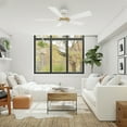 thumbnail image 6 of Smaair 52" 5-Blade 10 Speed Reversible DC Motor Smart Indoor Ceiling Fan with Dim LED Lights and Remote, 6 of 11