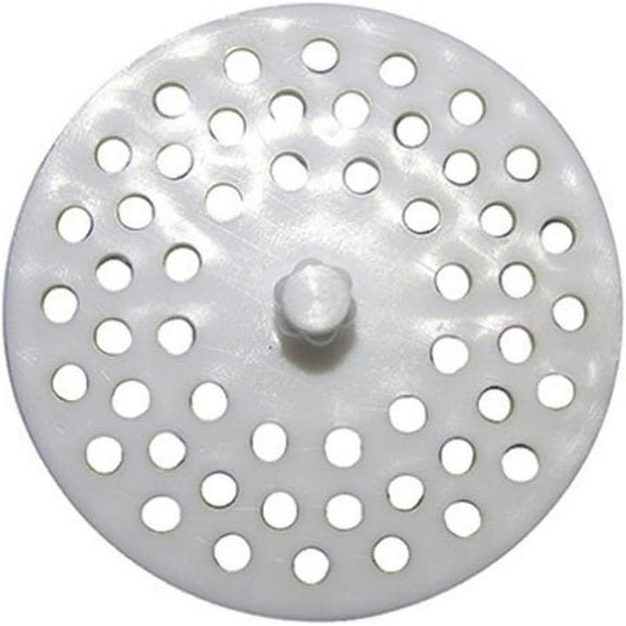 Lasco Fittings Plastic Disposal Sink Strainer - Fits Most, White