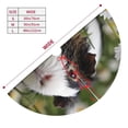 thumbnail image 3 of Sikiie Daisy Guinea Pig 30-48 inches {designName} Print Christmas Tree Skirt Snowman Xmas Tree Skirt with Edge Christmas Decorations for Holiday Party36", 3 of 7