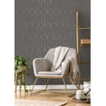 thumbnail image 4 of Advantage Hayden Charcoal Concrete Trellis Wallpaper, 4 of 6