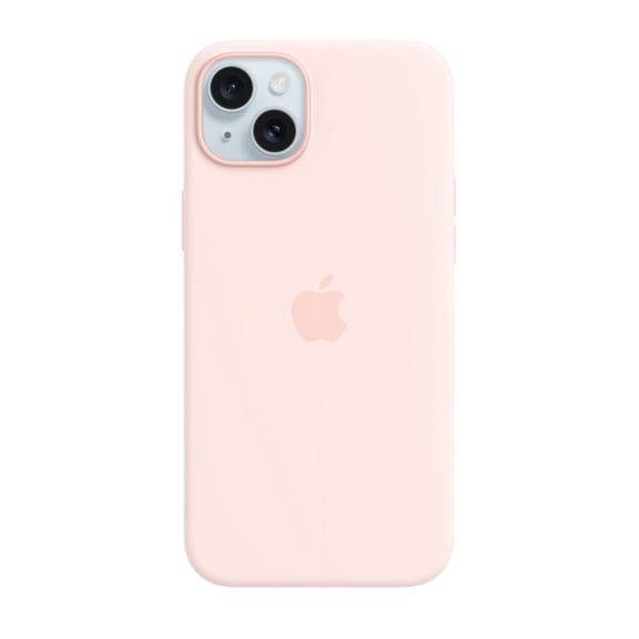 Open Box Apple iPhone 15 Plus Silicone Case with MagSafe - Light Pink