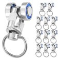 thumbnail image 1 of KAKOWELY track pulley 12pcs Metal Curtain Track Rollers Smooth Sliding Pulley Runners For Various Curtain Types Track Pulley Window Pulleys Curtain Runners, 1 of 4