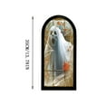 thumbnail image 2 of KUNPENG 14" Ghost Mirror Halloween Decorations, Unique Room Acrylic Decorations, Illusion Ghost Reflection, Creates Horror Atmosphere, Perfect for Halloween Party Atmosphere Decorations, 2 of 8