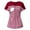 Red, variant on zttd women maternity short sleeve striped layer nursing t-shirt top for breastfeeding blouse