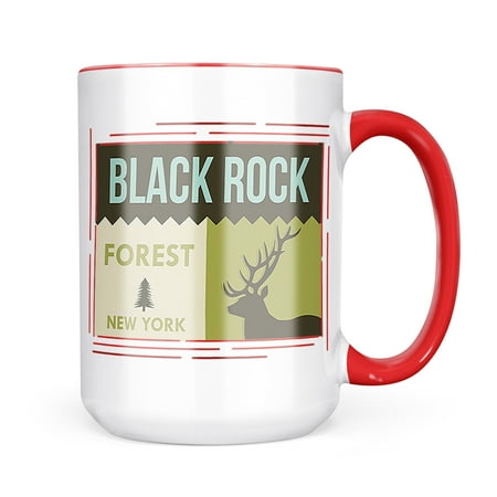 

Neonblond National US Forest Black Rock Forest Mug gift for Coffee Tea lovers