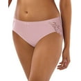 thumbnail image 2 of Bali Lace Desire® Cotton Hipster Panty Pink Bouquet 6 Women's, 2 of 2