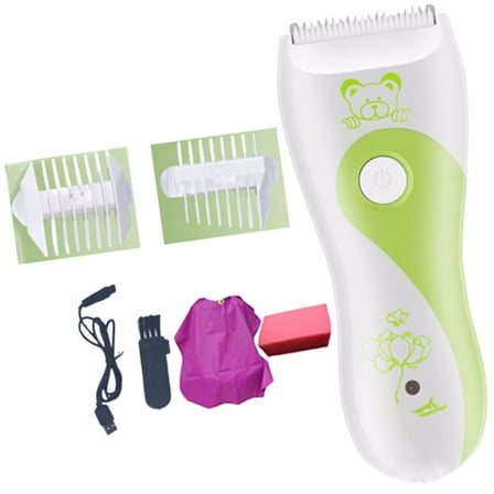 HEMOTON Kids Electric Hair Clipper for Baby with Steel Blades Assorted Color Smooth Cutting and Quiet for Travel Use