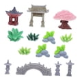 thumbnail image 5 of OFFIGAM Resin Miniature Asian Architectural Model Set for Interior Design, Home Decor, Office Display, and Collectibles, 5 of 8