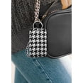 thumbnail image 6 of WIRESTER Slide-Open ID Badge Holder Keychain, Hard Plastic Card Case with Clear Window for ID, Credit Card, Bus Pass & Photo – Black Houndstooth, 6 of 6