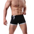 thumbnail image 4 of Men's Swim Boxer Briefs Summer Beach Swimsuit Board Shorts 1010, 4 of 5