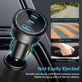 thumbnail image 7 of TOPADRE 138W Ultra-Compact Car Charger, 100W PD Fast Charging with LED Ring Display, Dual USB-C & USB-A, 7 of 7