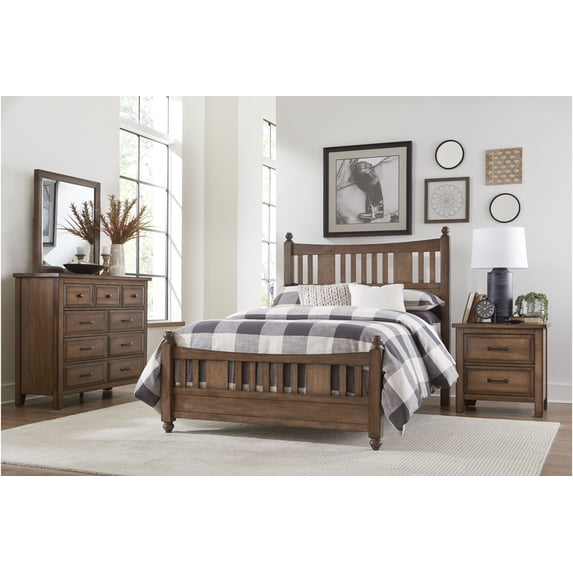 Kirstyn Rustic Panel Bedroom Set