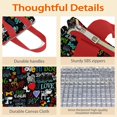 thumbnail image 4 of I Love My Dogs Art Insulated Lunch Bag for Women & Adults,Large Portable Soft Cooler Lunch Bag,Thermal Food Storage Tote with Pearl Cotton,8.66L,8.75x5.75x9.5 Inch, 4 of 6
