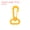 Dark Yellow, variant on Plastic Swivel Snap Hook Rotary Lobster Clasp Buckle for Backpack Luggage Webbing Strap, Khaki, 6 Pack