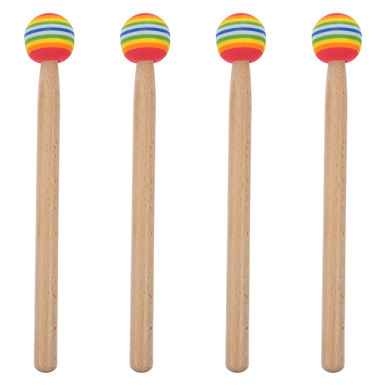 NUOLUX Drum Sticks Mallets Mallet Wood Drumsticks Drumstick Wooden