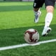 thumbnail image 4 of Advancent Balones de fútbol respetuosos del medio ambiente para la presión interna equilibrada de costura fina de la escuela secundaria del Deportes y aire libre 1 blanco, 4 of 6