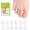 transparent, variant on Bukihome Silicone Toe Protectors – Silicone Open Pinky Toe Sleeves for Hammer Toes, Corns, Calluses, Blisters – Soft Gel Protector Toe Cushions for Pain Relief - 12 Count (6 Thick +6 Thin)