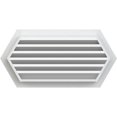 thumbnail image 4 of 36"W x 24"H Horizontal Peaked Gable Vent (41 1/4"W x 29"H Frame Size): Functional, PVC Gable Vent w/ 1" x 4" Flat Trim Frame, 4 of 14