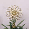 thumbnail image 4 of Hollow Treetop Star Christmas Tree Topper Multi-Petals Star Tree Ornament, 4 of 6