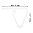 thumbnail image 3 of 30Pcs Clear Tablecloth Clips Tablecloth Cover Clamps Plastic Table Cover Clips Anti-slip Tablecloth Clamps, 3 of 8