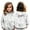 #A04-White, variant on Xyxonk Kids Coloring Hoodies Princess Painting Sweatshirts for Boy and Girl Color-In and Wash Out T-Shirts Long Sleeve Pullover Size 13-14Y Champagne 160