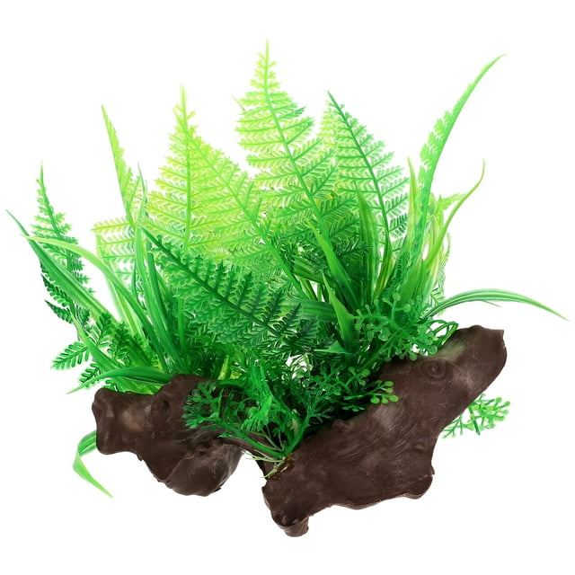 KAKOWELY Hierba artificial para acuario, delicada planta decorativa para acuario.