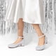 thumbnail image 3 of Zapatos de Vestir para Niña DREAM PAIRS KKUMPU2502 Plateados Talla 5, 3 of 8