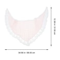 thumbnail image 3 of Pañuelo triangular para el pelo, pañuelo de encaje, diadema triangular, pañuelo con cabeza de flor para mujeres y niñas, 3 of 6