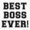 1pcs, variant on Best Boss Ever Er, Phone Decal Water Bottle Stickers Car Decals, Funny Birthday Gift