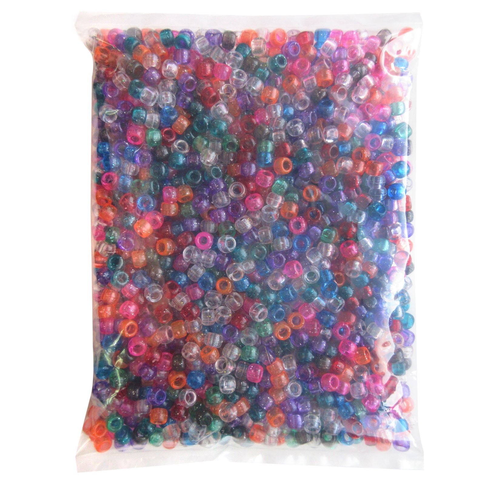 12 Pack: 1lb. Multicolor Pony Beads by Creatology - 6mm x 9mm