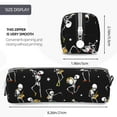 thumbnail image 3 of Honeii Playing Music Skeletons Pattern Pencil Case, Pencil Pouch, Pencil Case Small, Pencil Pouch Aesthetic, PVC Pencil Pouch, Pencil Bag, Makeup Pouch, 3 of 7