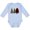 AE-Light Blue, variant on Inktastic Three Christmas Trees in Plaid and Leopard Print Boys or Girls Long Sleeve Baby Bodysuit