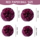 thumbnail image 2 of Pompones de papel Bearachild 7,8 pulgadas Rojo, 2 of 6